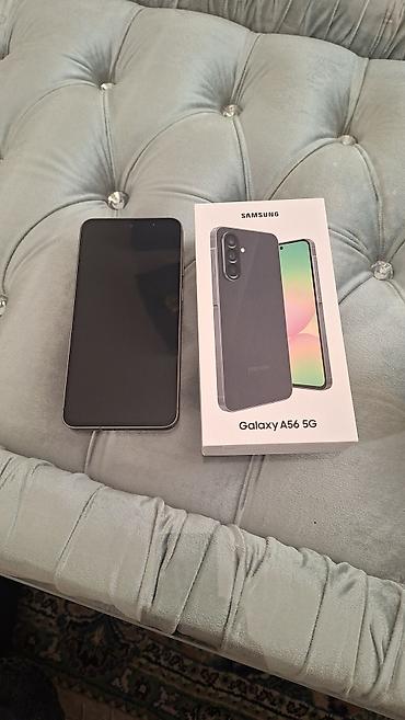 ip 15 pro: Samsung Galaxy A56 5G, 128 GB, rəng - Qara, Sənədlərlə — 1