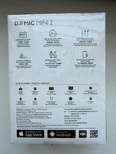 блютуз микрофон бишкек: DJI Mic Mini 2 — компактная беспроводная система записи звука — 3
