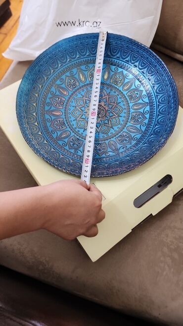 купить сони плейстейшен 3: Boşqablar, 1 əd, rəng - Mavi, Metal