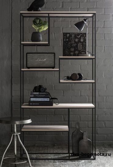 Другая мебель: Полка Лофт Стеллаж Лофт ПолкиПолка, Тумбочка, Для — 9