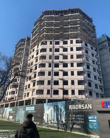 Недвижимость | Бишкек: 2 комнаты, 74 м², Элитка, 12 этаж, ПСО (под самоотделку)