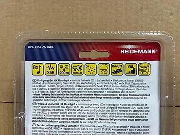 vito lighting: HEIDEMANN Funkgong-Set HX Flashlight – bežično zvono sa svetlosnom — 7