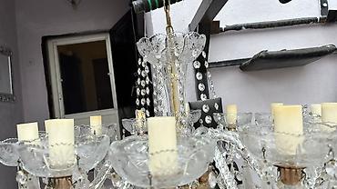 cıraq: Çılçıraq, 10 və daha çox lampa, Xrustal — 6