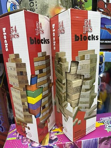 Набор «Blocks» — настольная игра из деревянных брусков (аналог