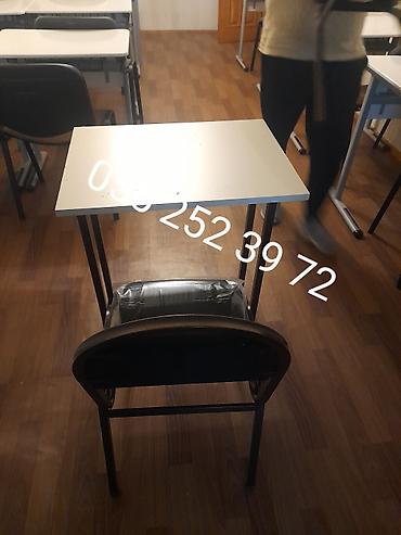 Ofis dəst mebeli: Stul stol Qurslara Respşin masası isdəlinən ölcdə isdlnən dizayın — 9