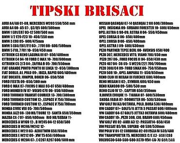 kompresor klime: Tispki aero brisaci Nissan Qashqai 07-14. U pitanju su turski brisaci — 2