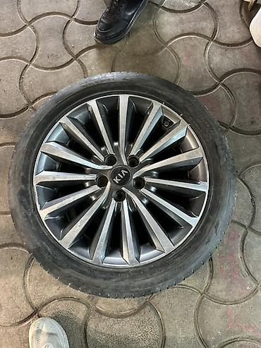 Оригинальные литые диски Kia K7 /Hyundai в сборе с шинами -