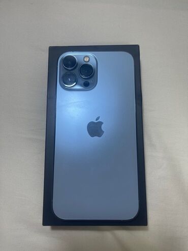 Kompüter, noutbuk və planşetlər: IPhone 13 Pro, 128 GB, Sierra Blue, Zəmanət, Face ID, Sənədlərlə