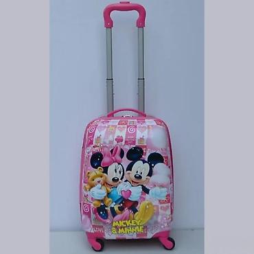 Rančevi, torbe i koferi: Dečji kofer na točkiće – motiv Mickey & Minnie - Tvrda školjka od — 1