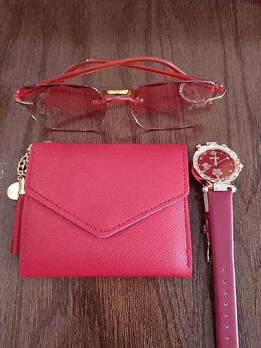 Setovi nakita: Ženski modni set: sat + novčanik + naočare za sunce Sadržaj seta: - — 10