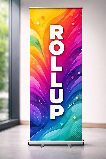roll up: Effektiv reklam və peşəkar təqdimat istəyirsinizsə, bu Rollup stendlər — 1
