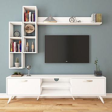 mebel islenmis: İşlənmiş, Düz TV altlığı, Polkalı, Laminat — 2