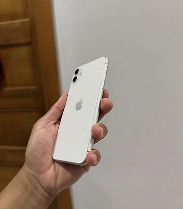 ayfon 11 64: IPhone 11, 128 GB, Ağ, Zəmanət, Simsiz şarj, Face ID — 5