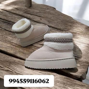 Uqqilər: Qısa boğazlı, isti qış botları - Model: “Fatih shoes” (şəkillərdə — 4