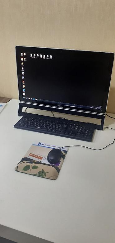 Masaüstü kompüterlər və iş stansiyaları: Acer MonoBlok ev şəraitində istifadə olunub sınığı cızığı əziyi yoxdu — 3