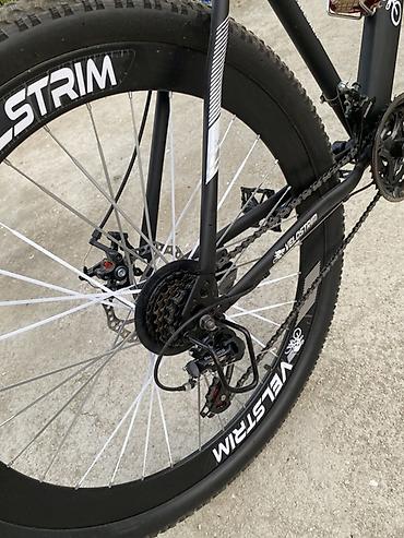 velpsiped: Velostrim dağ velosipedi - Güclü alüminium tipli karkas, düz sükan və — 2