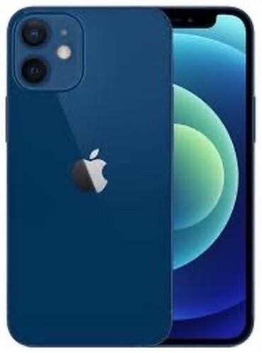 чехлы на редми нот 10: IPhone 12 mini, Колдонулган, 128 ГБ, Көк, Каптама, 100 %