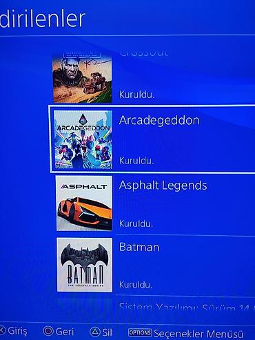 PS4 (Sony PlayStation 4): Sony 4 slim 1TB yaddaş hazır account 15 oyun 2 təzə pult evdə — 6