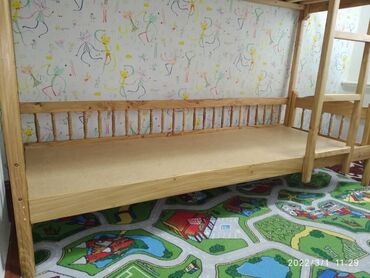 ������������ �������������� ���������������� �� �������������� в Кыргызстан | ДЕТСКИЕ КРОВАТИ: Продаю кровать. Детскую двух япусную состояние отличное. Материал