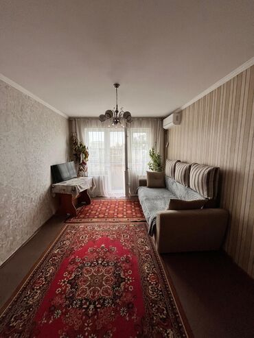 долгосрочный квартира в ошский рынок: 3 комнаты, 58 м², 104 серия, 4 этаж, Косметический ремонт