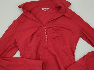 czerwone bluzki damskie eleganckie: Blouse, M (EU 38), condition - Very good
