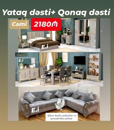 Dolablar: Yataq desti və qonaq otağı mebeli yeni lalafo.az -da Dolablar: Yataq desti və qonaq otağı mebeli yeni