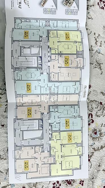 квартиры в беловодском: 2 комнаты, 58 м², Элитка, 4 этаж, ПСО (под самоотделку) — 2