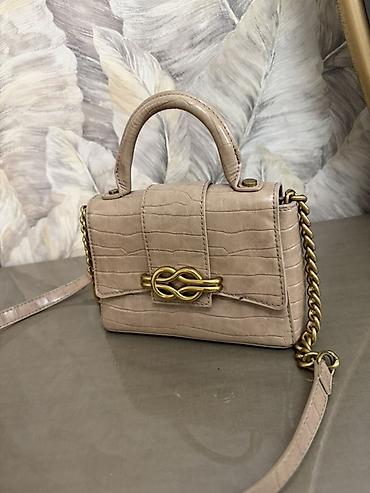 Çantalar: Zara qadın çantası - Model: mini top-handle çanta, çiyin zəncirli - — 1
