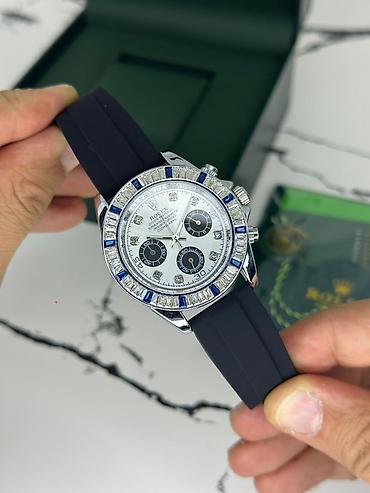 Наручные часы: Rolex Daytona tərzində kişi qol saatı - Korpus: parlaq polad — 2