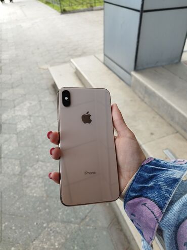 iphone xs max plata: IPhone Xs Max, 256 GB, Qızılı, Zəmanət, Face ID, Sənədlərlə