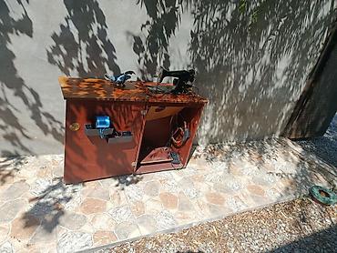 yamata tikis masini: Tikiş maşını və şkaflı masa dəsti - Klassik tip elektrik tikiş — 2