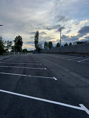 car parking: Нанесения дорожной разметки термопластиком — 1