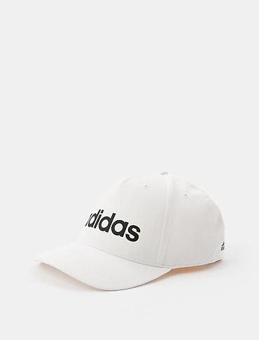 зимние кепки: Бейсболка adidas, белая - Классическая шестипанельная конструкция с — 1