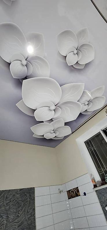 Натяжной потолок: Натяжной потолок Глянцевое, Матовое, 3D потолки Бесплатная консультация, Бесплатный замер, Гарантия — 25