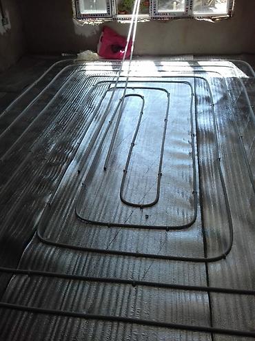 İstilik sistemi: Kombi sisteminin cekilmesi.kanalzasiya sistemleri.Divar ici unitaz ve — 13