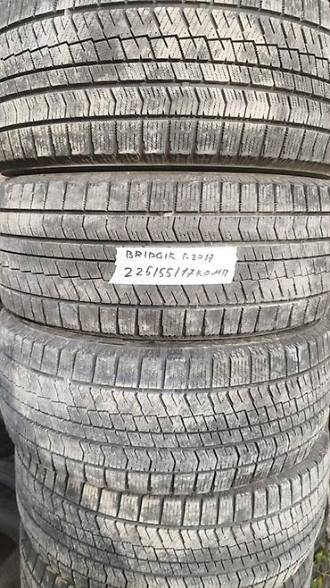 Шиналар 225 / 55 / R 17, Кыш, Колдонулган, Комплект, Жеңил унаалар, Жапония, Bridgestone lalafo.kg да Шиналар 225 / 55 / R 17, Кыш, Колдонулган, Комплект, Жеңил унаалар, Жапония, Bridgestone