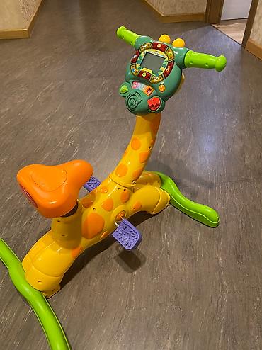 musiqili oyuncaq: Vtech . Musiqili pedallı uşaq velosiped oyuncağı. Entertainer — 4