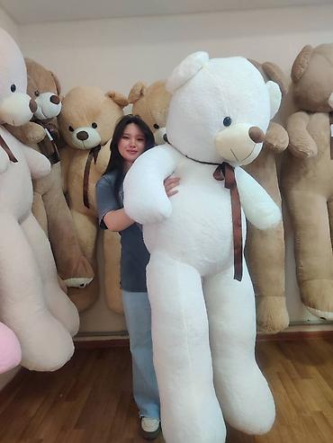 Игрушки: Огромная Мишка 180 см Бесплатная доставка 🧸60 см 1000 сом (Бесплатная — 13