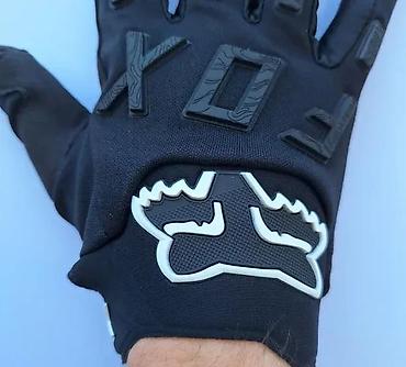 Oprema za bicikliste: FOX MTB/Enduro rukavice – crne, dugačak prst - Lagane i fleksibilne — 12