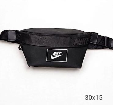 za vezbanje: Nike torbica za struk/kosa torbica - Model: crna sportska torbica sa — 1