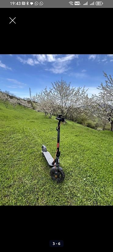 scooter icaresi: Elektrik skuter - Şəhərdaxili rahat hərəkət üçün kompak təkərli — 4