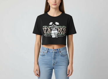 różowe t shirty oversize: Vans, Топ жіночий, розмір L