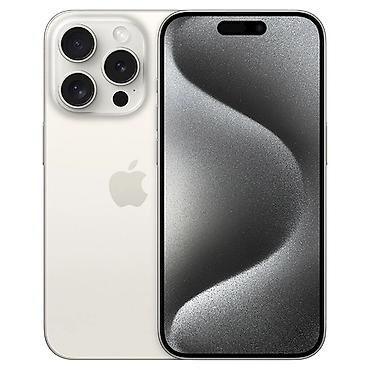 IPhone 15 Pro, Б/у, 512 ГБ, White Titanium, Чехол, Кабель, Коробка, 80 %