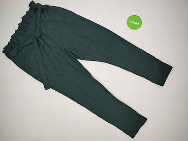 pull and bear spodnie lniane: Spodnie materiałowe damskie, rozmiar M — 2