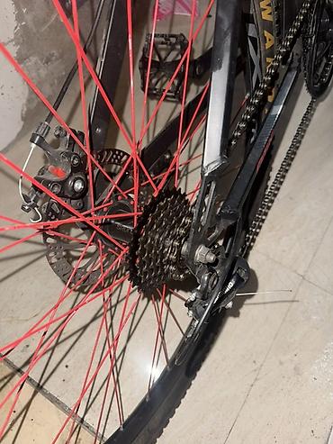 Dağ velosipedləri: BMX GTR dağ velosipedi - Rəng: Qara/qırmızı kombinasiya - Çərçivə — 12