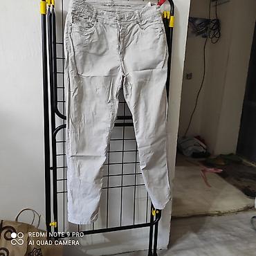 летние джинсы: Брюки Лето, Б/у, L, XL — 4