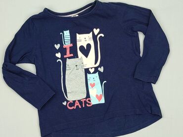 koszulka z kotem sinsay: Blouse, 3-4 years, 98-104 cm, condition - Perfect