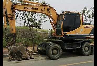 Экскаватор, Hyundai, Колесный