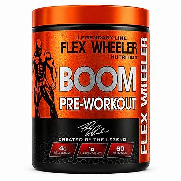 pre workout: Предтренировочный комплекс FLEX WHEELER NUTRITION BOOM Формула для — 1