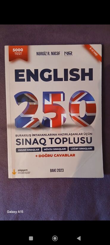Тесты: Məhsul: “ENGLISH 250 – Buraxılış imtahanlarına hazırlaşanlar üçün
